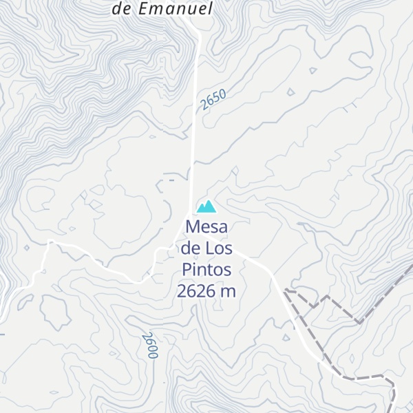 Map of Mesa de Los Pintos