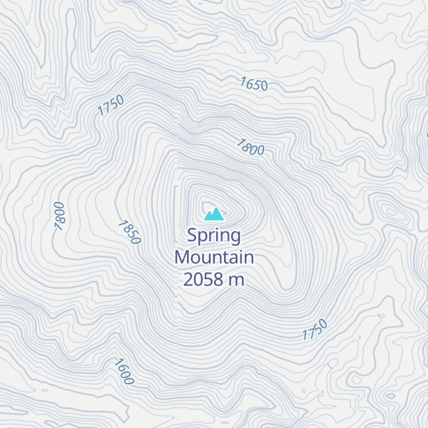 Map of Spring Mountain