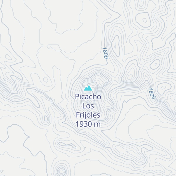 Map of Picacho Los Frijoles