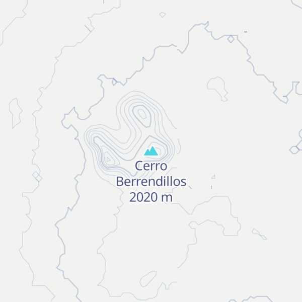 Map of Cerro Berrendillos