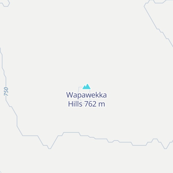 Map of Wapawekka Hills