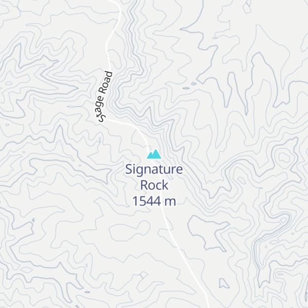 Map of Signature Rock