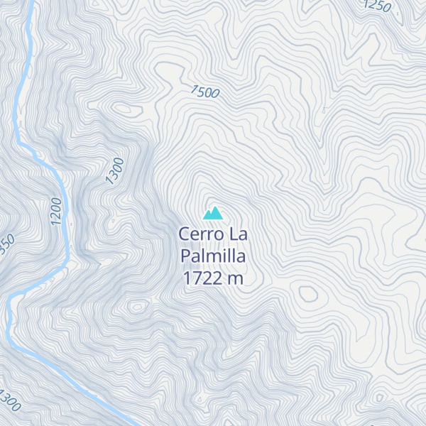 Map of Cerro La Palmilla