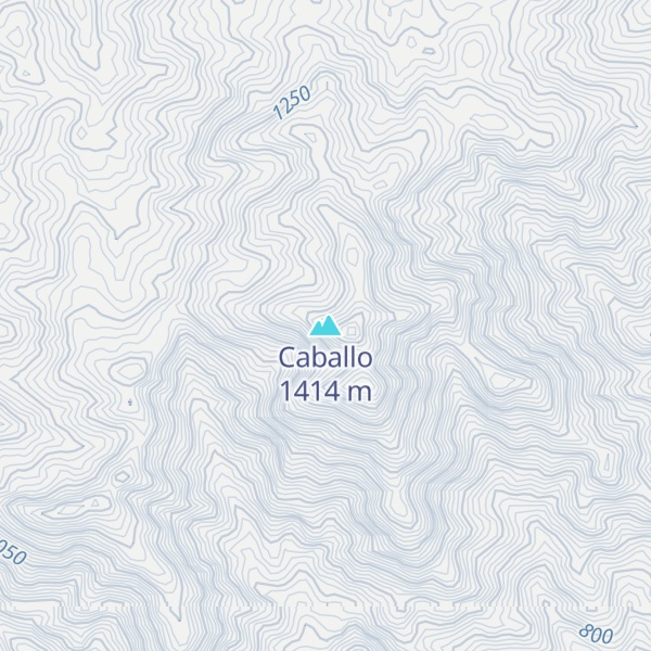 Map of Caballo