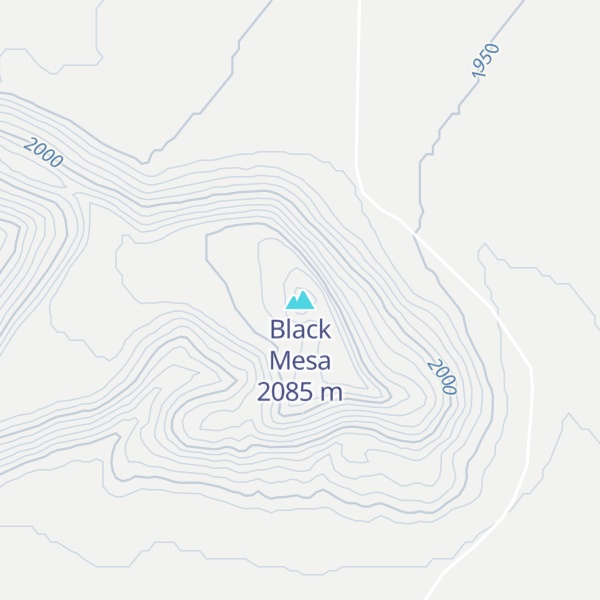 Map of Black Mesa