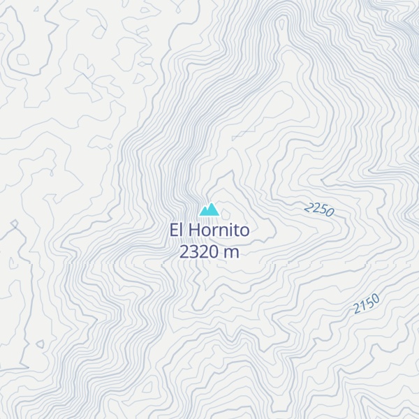 Map of El Hornito
