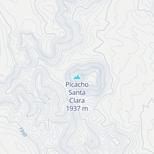 Map of Picacho Santa Clara