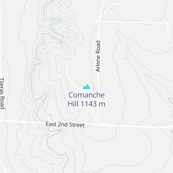 Map of Comanche Hill