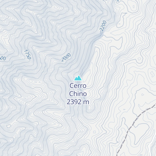 Map of Cerro Chino
