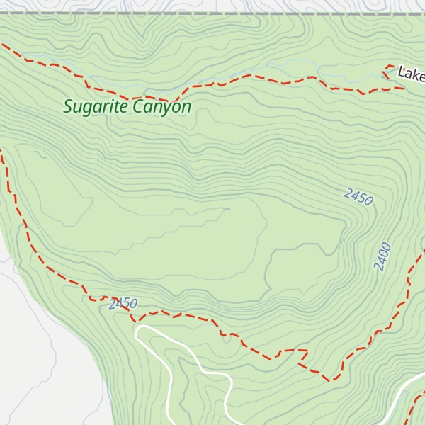 Map of Little Horse Mesa