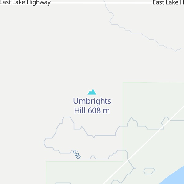 Map of Umbrights Hill