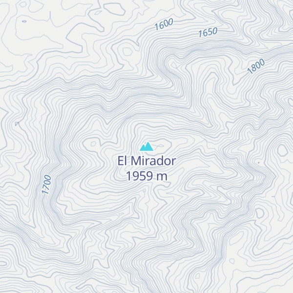 Map of El Mirador