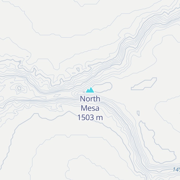 Map of North Mesa