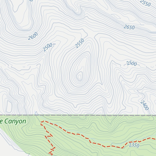Map of Bobblers Knob