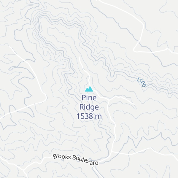 Map of Pine Ridge