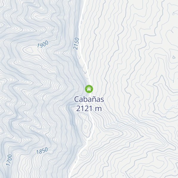 Map of Cabañas