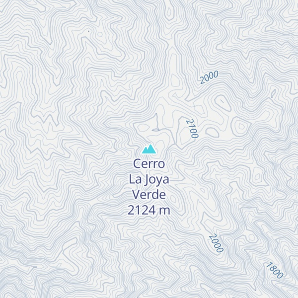 Map of Cerro La Joya Verde