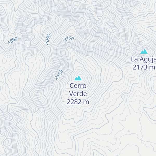 Map of Cerro Verde