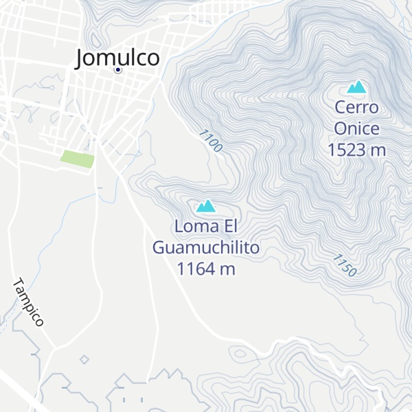 Map of Loma El Guamuchilito