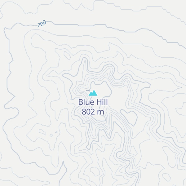 Map of Blue Hill