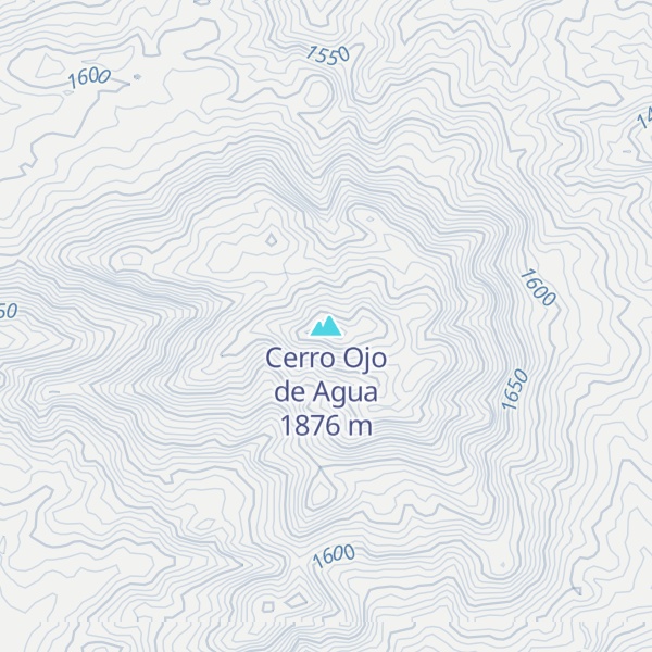 Map of Cerro Ojo de Agua