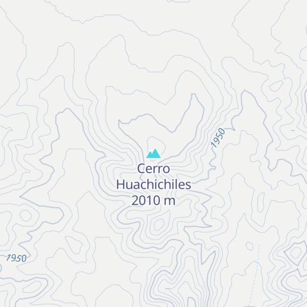 Map of Cerro Huachichiles