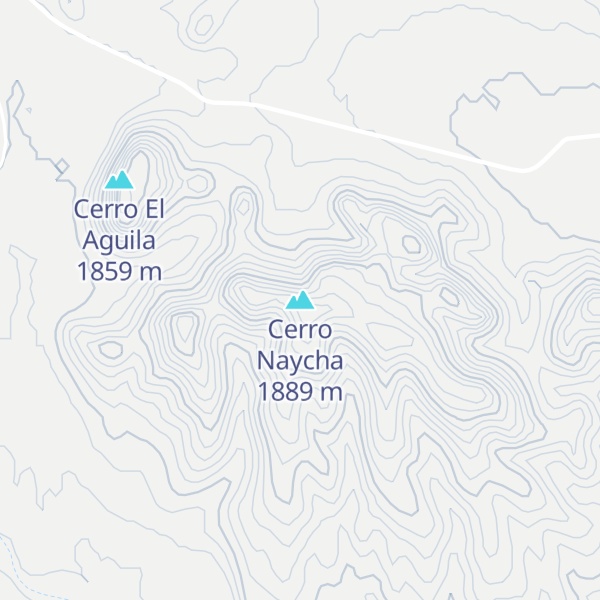Map of Cerro Naycha