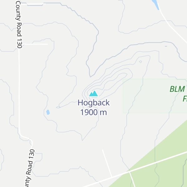Map of Hogback