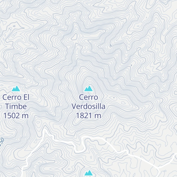 Map of Cerro Verdosilla