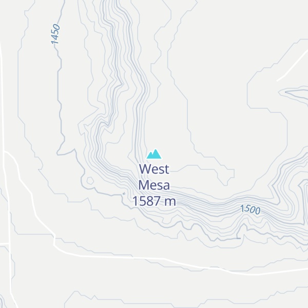Map of West Mesa