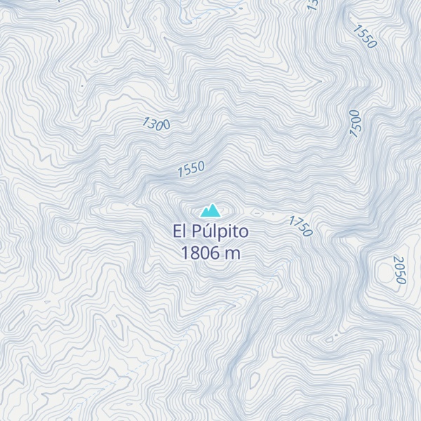 Map of El Púlpito