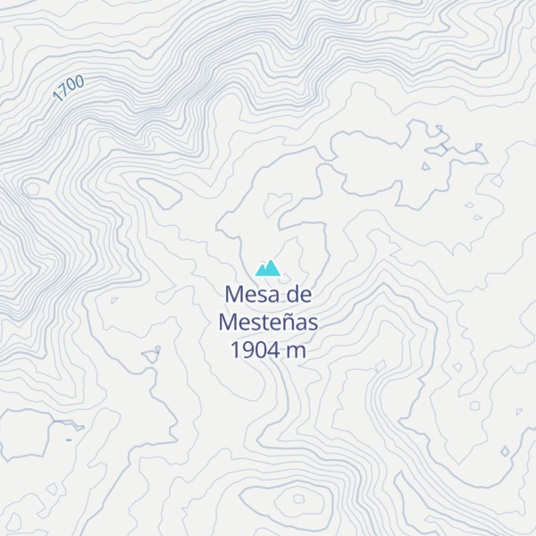 Map of Mesa de Mesteñas