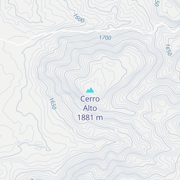 Map of Cerro Alto