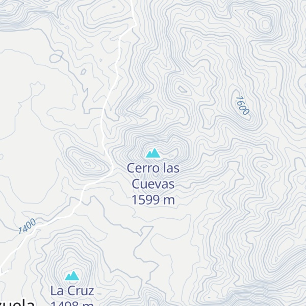 Map of Cerro las Cuevas