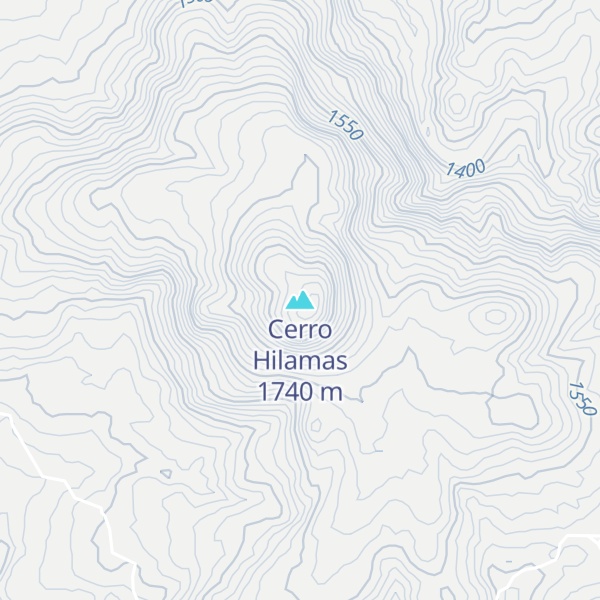 Map of Cerro Hilamas
