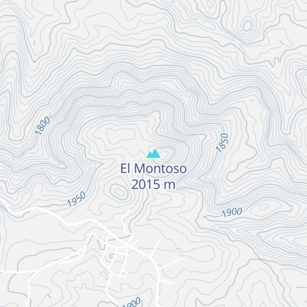 Map of El Montoso