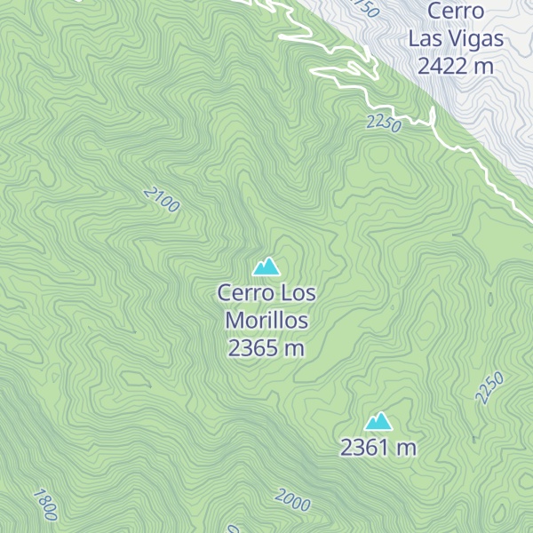 Map of Cerro Los Morillos