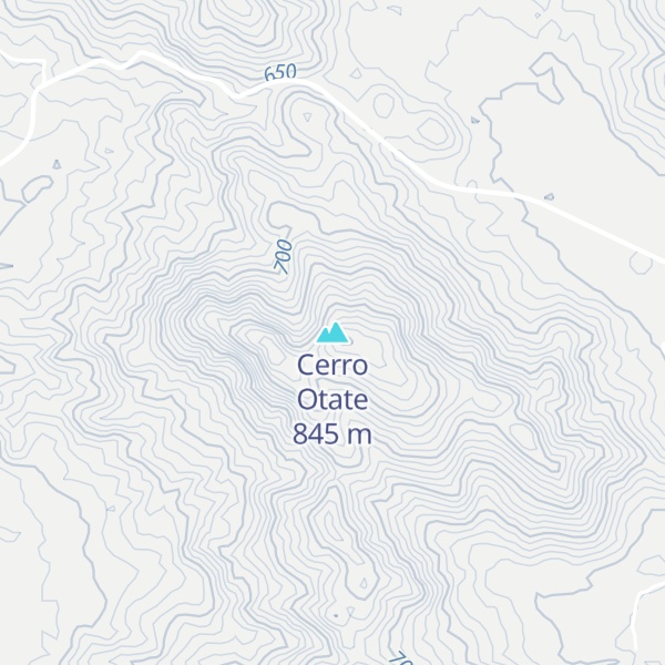 Map of Cerro Otate