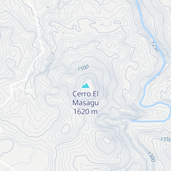 Map of Cerro El Masagu