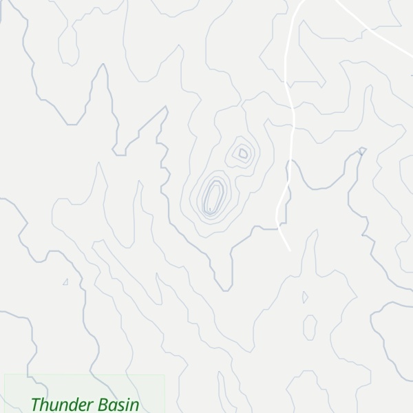 Map of Alkali Butte