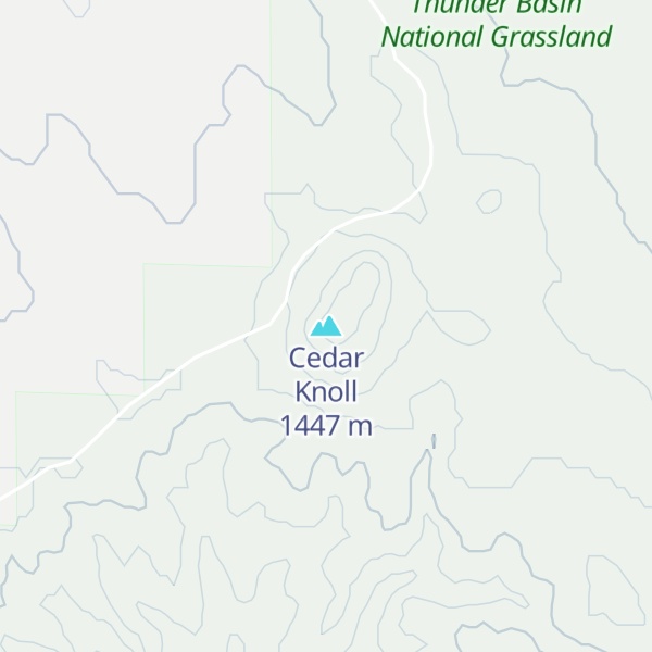 Map of Cedar Knoll
