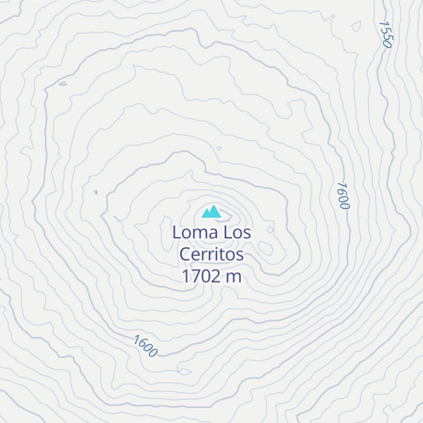 Map of Loma Los Cerritos