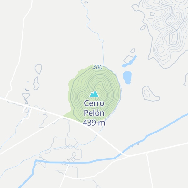 Map of Cerro Pelón