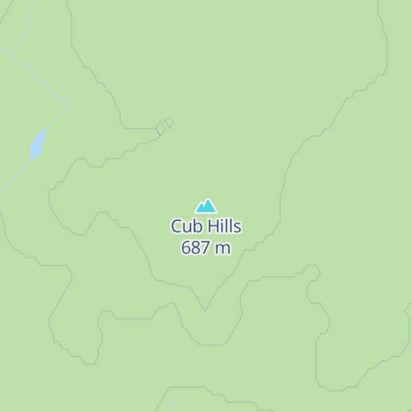 Map of Cub Hills
