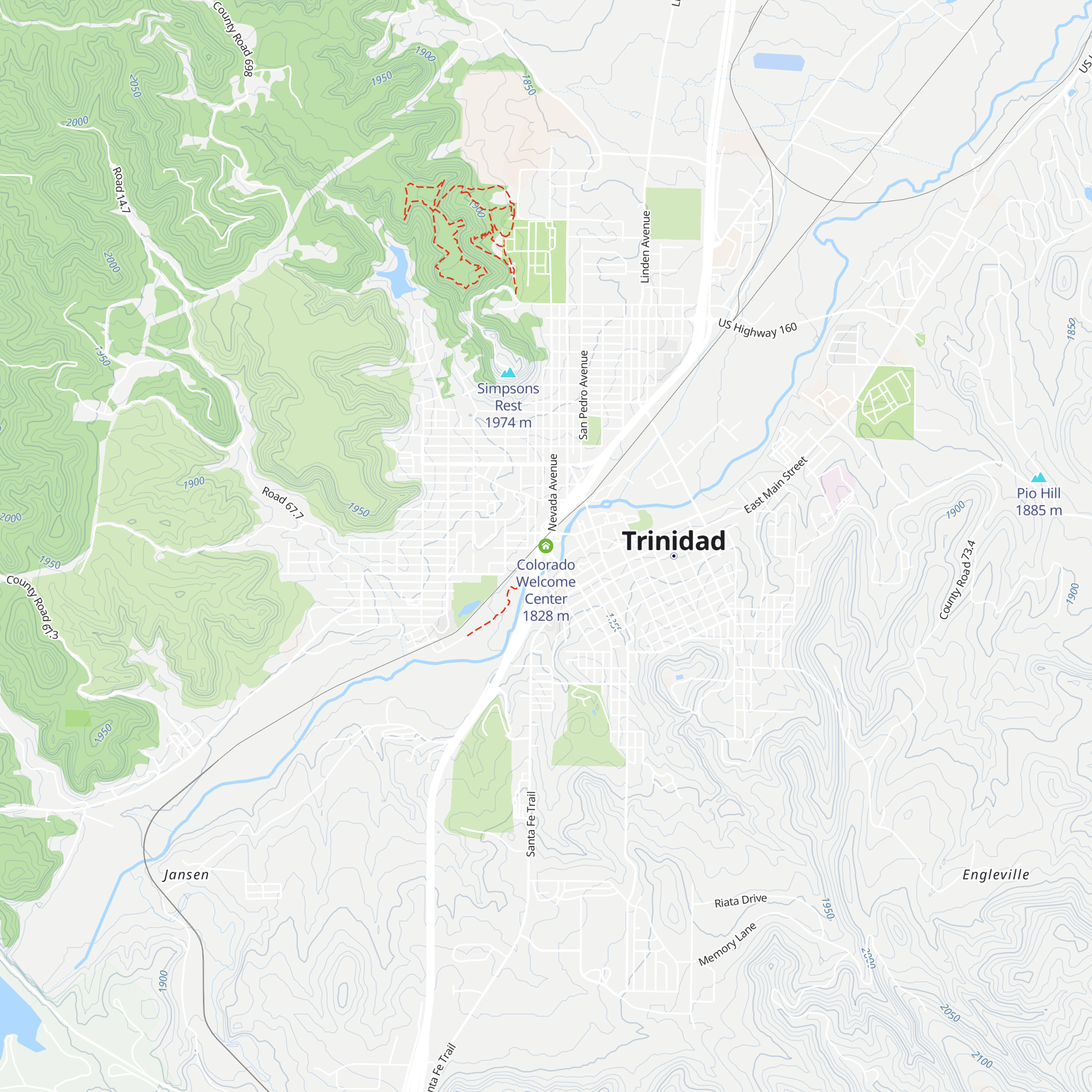 Colorado Welcome Center map