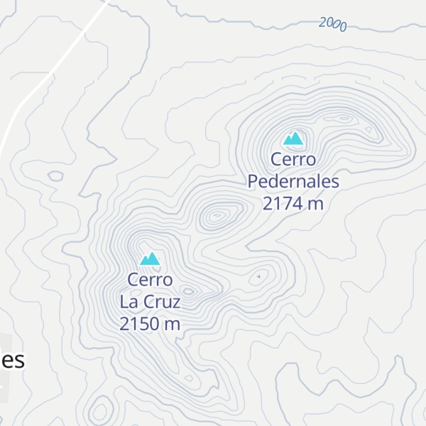 Map of Cerro El Tubo