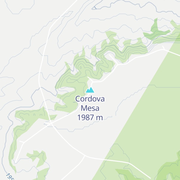 Map of Cordova Mesa
