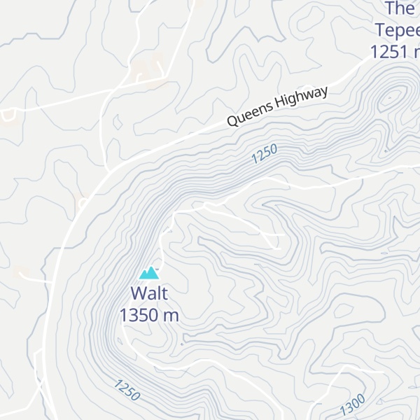 Map of Old Ranch Knoll
