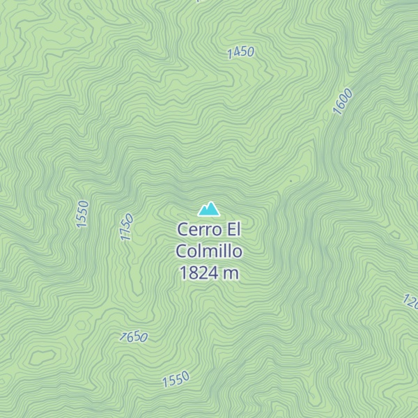 Map of Cerro El Colmillo