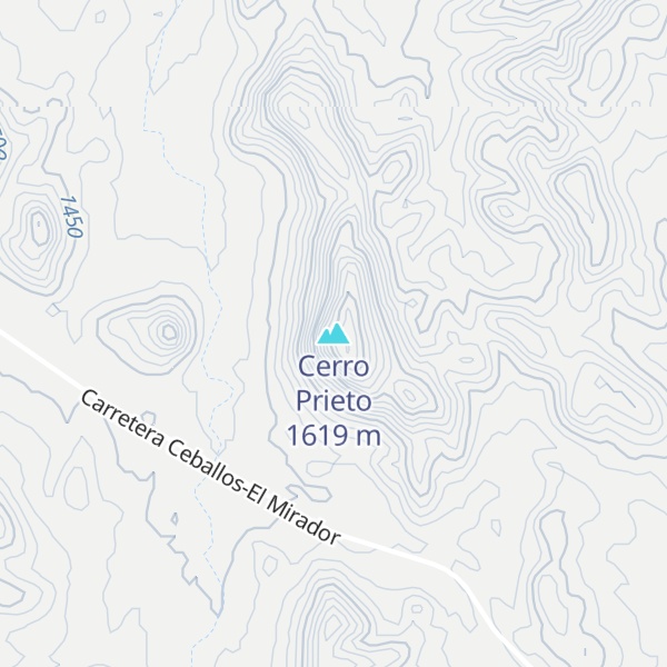 Map of Cerro Prieto